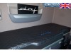 TRUCK ECO LEATHER BED COVER FIT DAF XF 106-BLACK WITH RED STITCHES