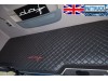 TRUCK ECO LEATHER BED COVER FIT DAF XF 106-BLACK WITH RED STITCHES