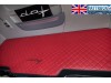 TRUCK ECO LEATHER BED COVER FIT DAF XF 106 RED & BLACK