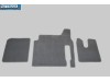 VELOUR FLOOR MATS SET-BLACK WITH BLUE TRIM FIT MAN TGX- AFTER 67 PLATE