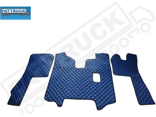 SCANIA R 2005-09 MANUAL TRUCK ECO LEATHER FLOOR SET-BLUE