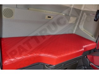 TRUCK ECO LEATHER BED COVER -RED COMPATIBLE WITH VOLVO FH4 2013-2019