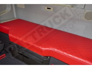 TRUCK ECO LEATHER BED COVER -RED COMPATIBLE WITH VOLVO FH4 2013-2019