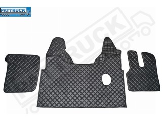 DAF XF 106 AUTOMATIC AFTER 67 PLATE-  TRUCK ECO LEATHER FLOOR SET-BLACK