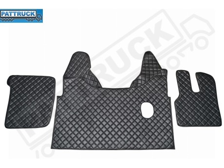 DAF XF 106 AUTOMATIC AFTER 67 PLATE-  TRUCK ECO LEATHER FLOOR SET-BLACK