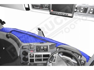 TRUCK ECO LEATHER DASH MAT FIT RENAULT T-RANGE - BLACK