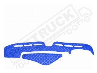 TRUCK ECO LEATHER DASH MAT FIT RENAULT T-RANGE - BLACK