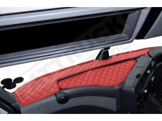 TRUCK ECO LEATHER DASH MAT FIT RENAULT T-RANGE - BLUE
