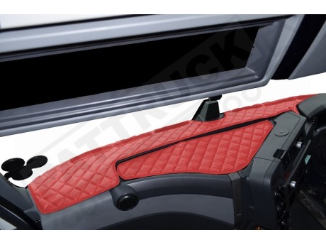 TRUCK ECO LEATHER DASH MAT FIT RENAULT T-RANGE - BLUE