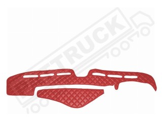 TRUCK ECO LEATHER DASH MAT FIT RENAULT T-RANGE - BLUE