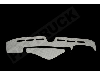 TRUCK ECO LEATHER DASH MAT FIT RENAULT T-RANGE - BLACK