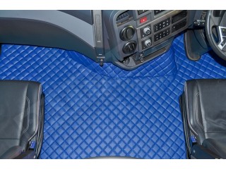 TRUCK ECO LEATHER FLOOR SET-BEIGE FIT RENAULT T RANGE - FLAT FLOOR