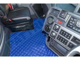TRUCK ECO LEATHER FLOOR SET-BEIGE FIT RENAULT T RANGE - FLAT FLOOR