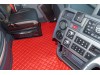 TRUCK ECO LEATHER FLOOR SET-BLUE FIT RENAULT T RANGE - FLAT FLOOR