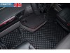 ECO LEATHER FLOOR MAT -BLACK  FIT SCANIA S New Generation  [ 2017+ ] FLIP PASSENGER SEAT