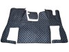 ECO LEATHER FLOOR MAT -BLACK  FIT SCANIA S New Generation  [ 2017+ ] FLIP PASSENGER SEAT