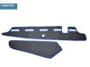 TRUCK ECO LEATHER DASH MAT WITH SPACE FOR SENSOR FIT VOLVO FH4 2013+ [ BLACK -RED TRIM] ]