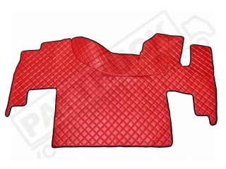 TRUCK ECO LEATHER FLOOR SET-BLUE FIT RENAULT T RANGE - FLAT FLOOR