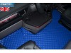 ECO LEATHER FLOOR MAT -BLACK  FIT SCANIA S New Generation  [ 2017+ ] FLIP PASSENGER SEAT