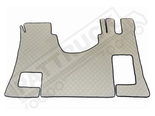 MERCEDES ACTROS MP4 BIG-GIGA SPACE CAB TRUCK ECO LEATHER FLOOR SET-BEIGE-WITH LIFTING PASSENGER SEAT