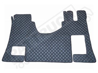 MERCEDES MP4 BIG-GIGA SPACE CAB-TRUCK ECO LEATHER FLOOR SET-BLACK-WITH LIFTING PASSENGER SEAT