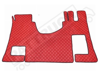 MERCEDES MP4 BIG-GIGA SPACE CAB  TRUCK ECO LEATHER FLOOR SET-RED-WITH LIFTING PASSENGER  SEAT