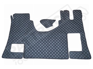 TRUCK ECO LEATHER FLOOR SET FIT  New  MERCEDES ACTROS MP5  FROM 2019- BIG-GIGA SPACE CAB -WITH LIFTING PASSENGER SEAT