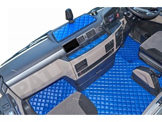 MAN TGX TRUCK ECO LEATHER FLOOR SET-BLACK - AFTER  67 PLATE