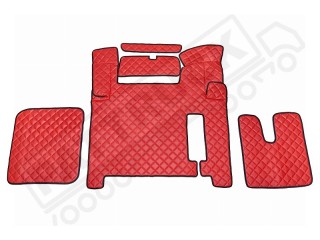 MAN TGX TRUCK ECO LEATHER FLOOR SET-BLACK - AFTER  67 PLATE