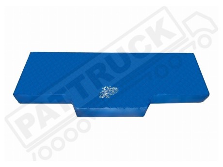 TRUCK BED COVER FIT SCANIA R STREAMLINE 2013-2017 ECO LEATHER BLUE