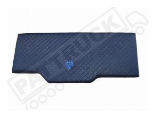 TRUCK ECO LEATHER BED COVER  COMPATIBLE WITH VOLVO FH4 2013-2019 BLACK & RED STITCHES