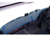SCANIA R , S NEW GENERATION-TRUCK ECO LEATHER DASH MAT-BLACK WITH RED TRIM