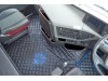 TRUCK ECO LEATHER FLOOR SET-BLACK WITH RED VIKING LOGO FIT VOLVO FH4  2013+[ AUTOMATIC ]- TWIN AIR SEATS