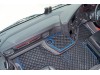 ECO LEATHER FLOOR MAT -BLACK/RED [ V8] FIT SCANIA S New Generation  [ 2017+ ] FLIP PASSENGER SEAT