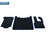 VELOUR FLOOR MATS SET-BLACK  FIT DAF XF 105   2012-2013 AUTOMATIC 