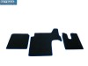 VELOUR FLOOR MATS SET-BLACK  FIT MAN TGX - TILL 67 PLATE