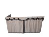 TRUCK SIDE CURTAINS - BLACK AND RED TASSELS  FIT MERCEDES,MAN,DAF,VOLVO,SCANIA,IVECO,RENAULT
