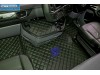 SCANIA R New Generation  [ 2017+ ]  FOLDING PASSENGER SEAT- ECO LEATHER FLOOR SET-BLACK