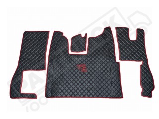 SCANIA R New Generation  [ 2017+ ]  FOLDING PASSENGER SEAT- ECO LEATHER FLOOR SET-BLACK