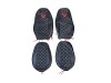 TRUCK  SEAT COVERS  COMPATIBLE WITH VOLVO FH4 2013+  ( ECO LEATHER) BLACK WITH RED  STITCHES