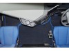 VELOUR FLOOR MATS SET-BLACK WITH BLUE TRIM COMPATIBLE WITH VOLVO FH4 [TWIN AIR SEATS]