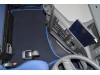 VELOUR FLOOR MATS SET-BLACK WITH BLUE TRIM COMPATIBLE WITH VOLVO FH4 [TWIN AIR SEATS]