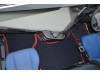 VELOUR FLOOR MATS SET-BLACK WITH RED TRIM COMPATIBLE WITH VOLVO FH4 [TWIN AIR SEATS]