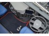 VELOUR FLOOR MATS SET-BLACK WITH RED TRIM COMPATIBLE WITH VOLVO FH4 [TWIN AIR SEATS]