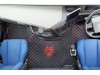 TRUCK ECO LEATHER FLOOR SET-BLACK WITH RED VIKING LOGO FIT VOLVO FH4  2013+[ AUTOMATIC ]-FOLDING PASSENGER SEAT