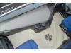 TRUCK ECO LEATHER FLOOR SET-BEIGE WITH BLACK VIKING LOGO FIT  VOLVO FH4  2013+  [ FOLDING PASSENGER SEAT]