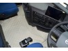 TRUCK ECO LEATHER FLOOR MATS SET- COMPATIBLE WITH VOLVO FH 4 2013+[TWIN AIR SEATS] BEIGE
