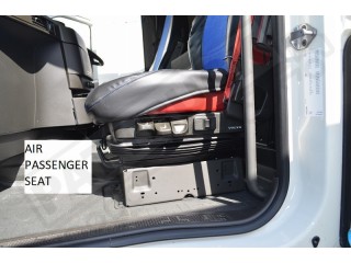 TRUCK ECO LEATHER FLOOR MATS SET- COMPATIBLE WITH VOLVO FH 4 2013+[TWIN AIR SEATS] BEIGE