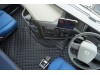 TRUCK ECO LEATHER FLOOR SET- COMPATIBLE WITH VOLVO FH 4 2013+[TWIN AIR SEATS] BLACK