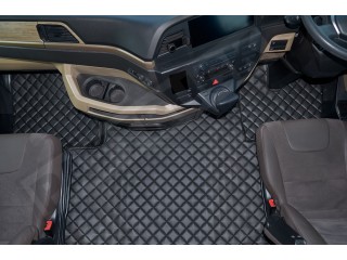 MAN TGX TRUCK ECO LEATHER FLOOR SET-BLACK  2018 - 2021